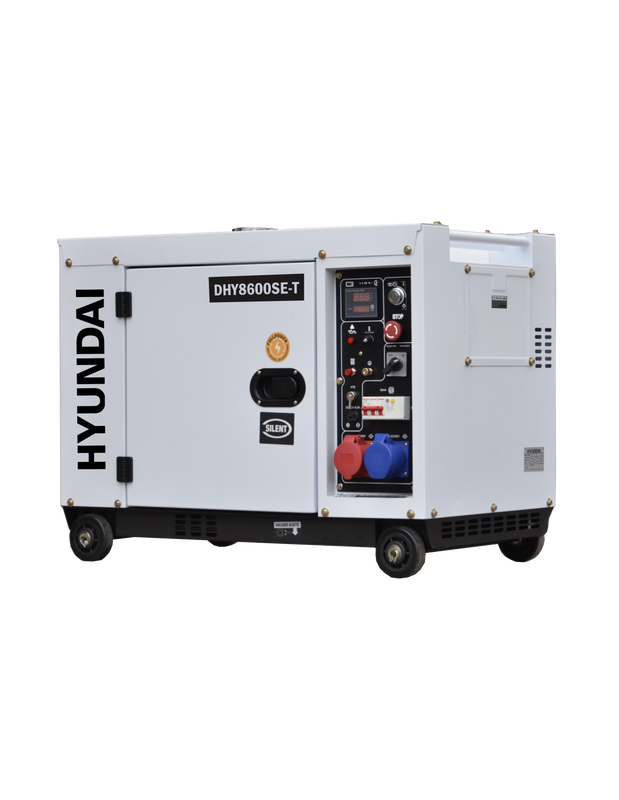 Hyundai dhy8600se-t trifásico gerador diesel de potência total