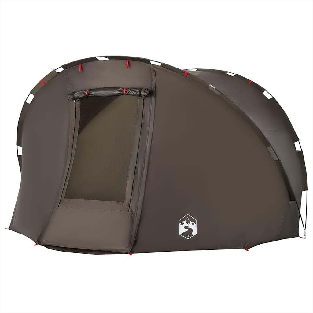 Tenda de pesca para 5 pessoas impermeável castanho