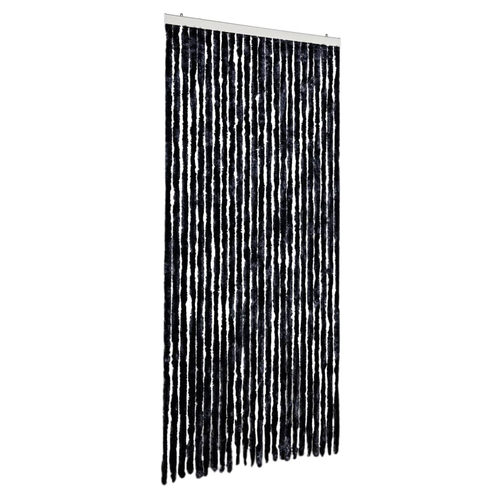 Cortina anti-insetos 100x200 cm chenille antracite