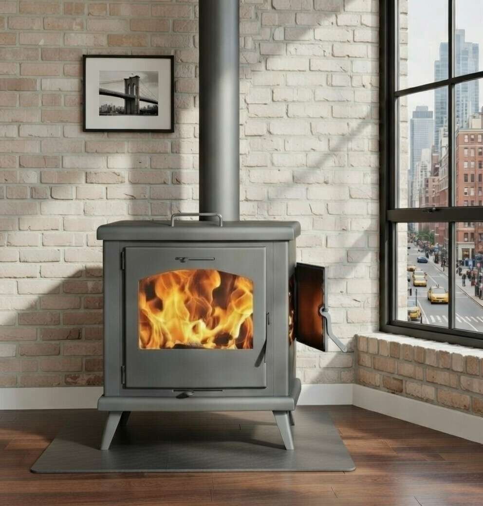 Fogão a lenha C3 TITANIUM 11 KW / Alta eficiência 85%