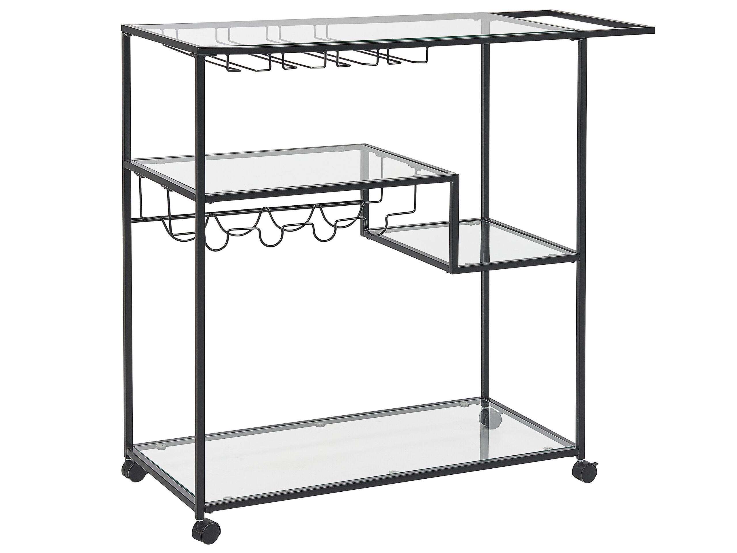 Carrinho de cozinha marcola metal preto