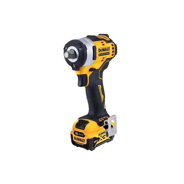 Chave Dewalt 1/2 xr 12v + bateria 5ah + caixa tstak - dcf901p1-qw