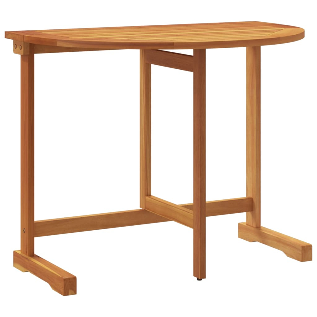 Mesa de varanda dobrável 90x60x72 cm madeira de acácia maciça