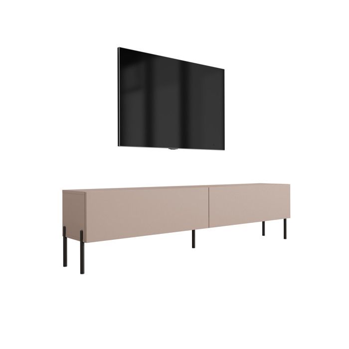 Móvel tv moderno - caramelo - painéis 16 mm - 1 peça - 170x32x52 cm