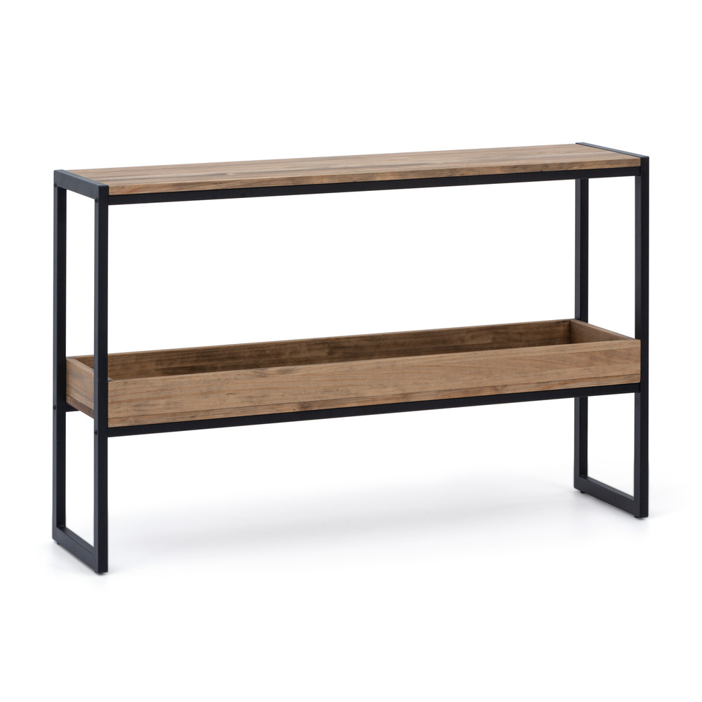 Consola icub con bandeja 32x120 preto-ev