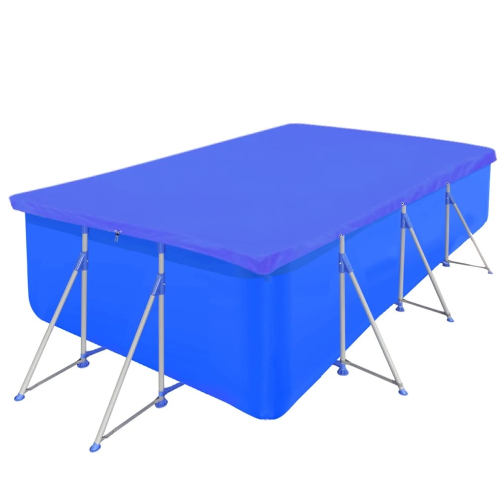 Cobertura de piscina retangular pe 90 g/sqm 400 x 207 cm