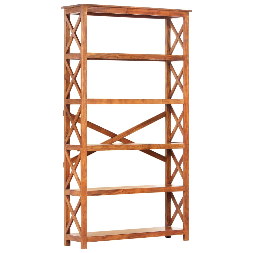vidaXL estantería de madera maciza acacia acabado miel 100x30x180 cm