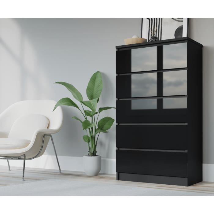 Cômoda 5 gavetas - 70 x 39 x 125 cm