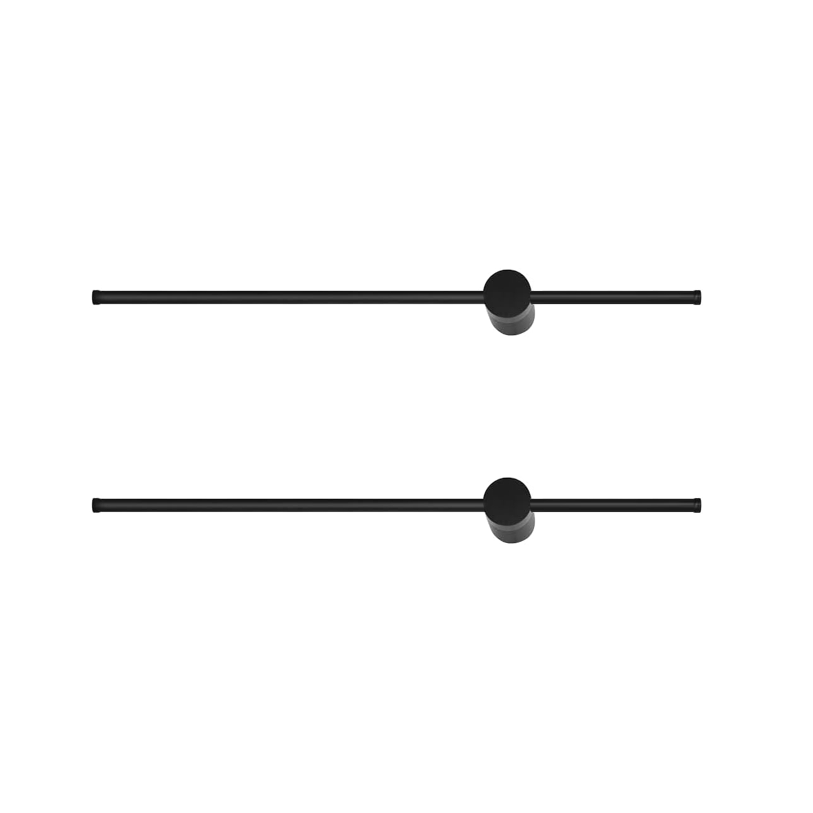 Nettlife aplique preto LED 100x6