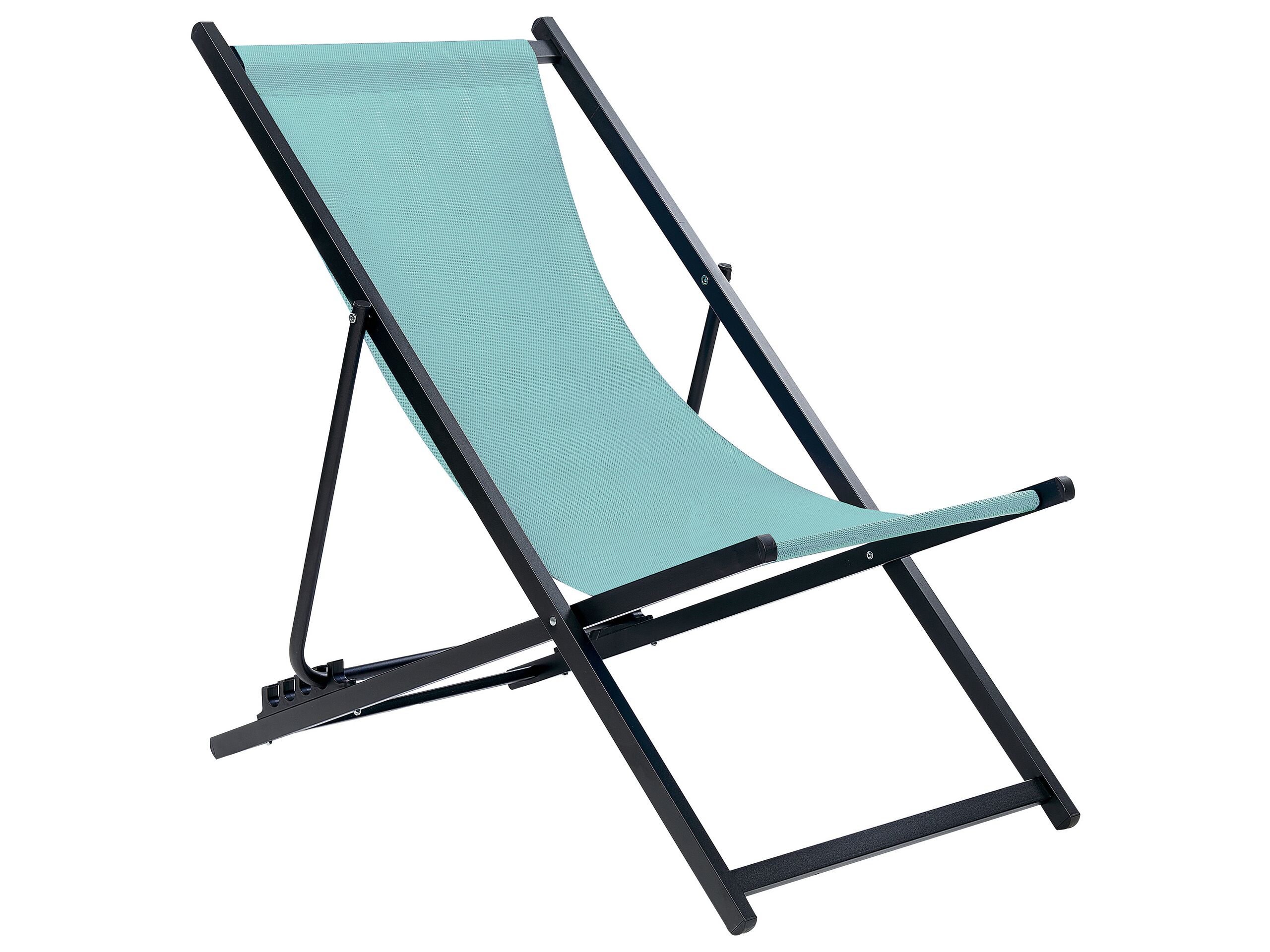 Cadeira de praia dobrável locri ii metal turquesa