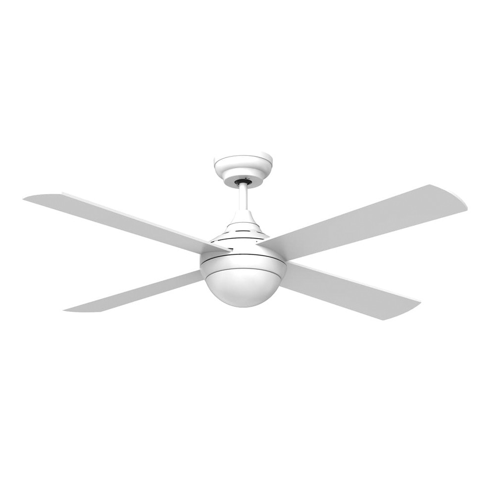 Ventoinha de teto com luz LED silencioso branco classic ii ø132
