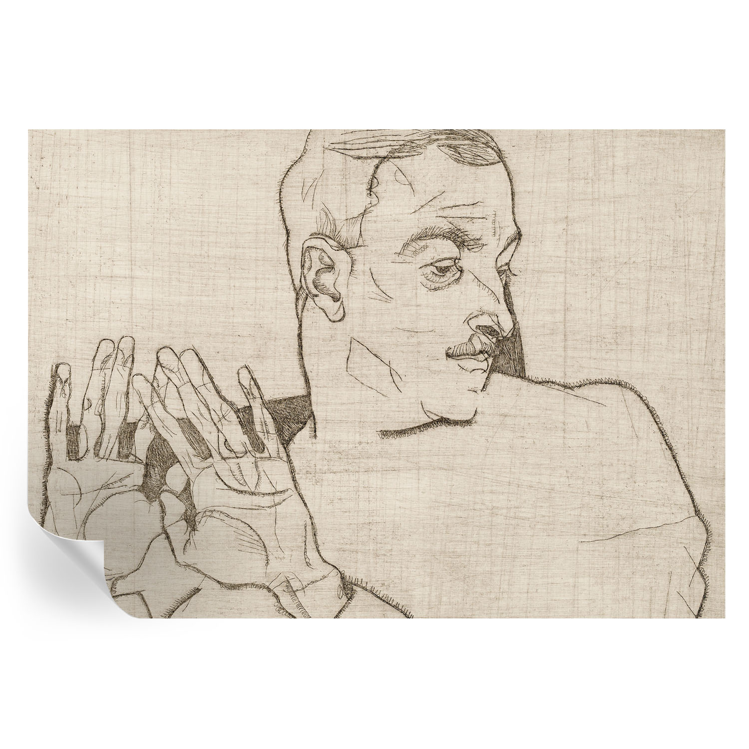 Papel de parede adesivo um caráter distinto 208x146 tulup