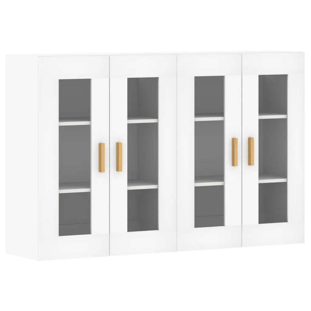 Conjunto de 2 armarios de pared de diseño contemporáneo