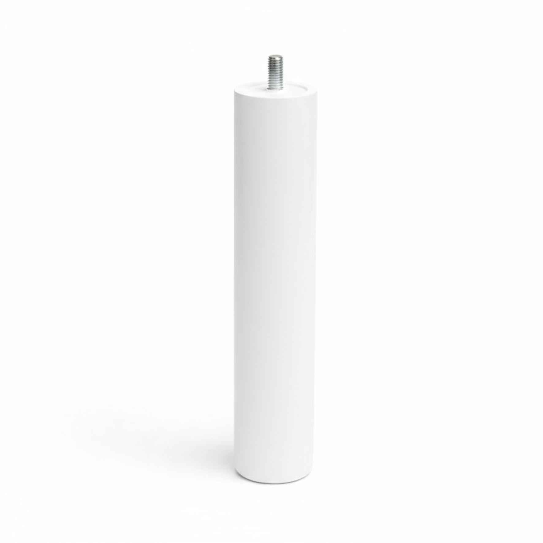 Rei | pé de madeira de 25 cm para mesa de centro ou armário | faia branca |