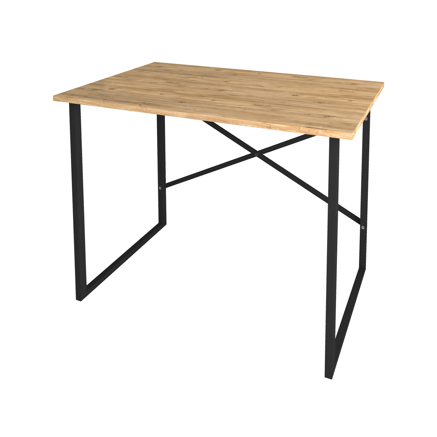 Mesa escritorio. Mesa de ordenador. Estilo industrial. Estructura metálica