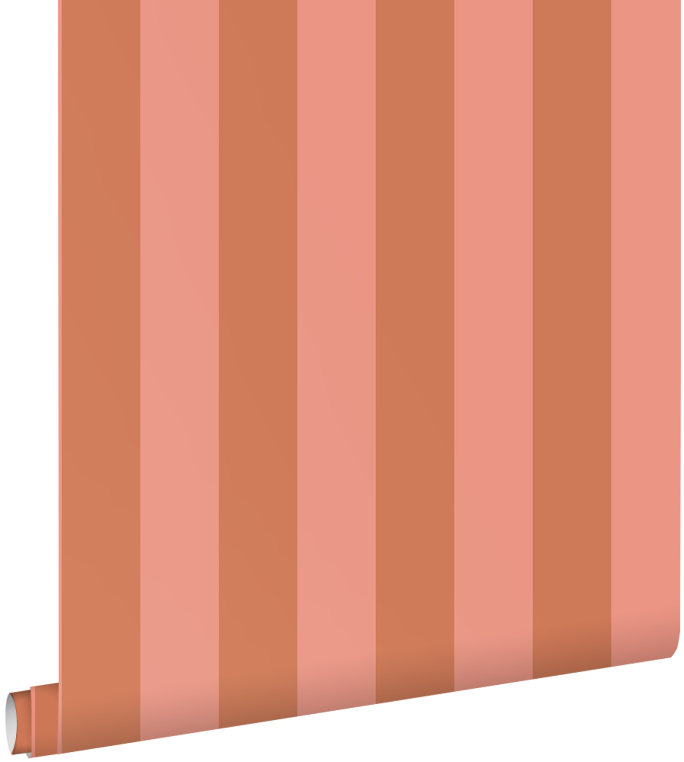 Estahome papel de parede riscas terracotaerosa pêssego 53 cm x 10.05 m