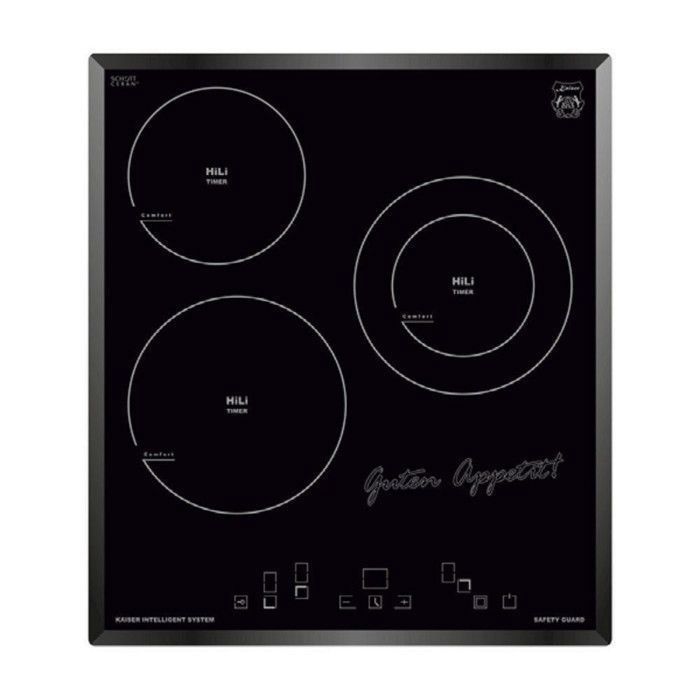 Placa de cozimento vitrocerâmica - kaiser - kct 4745 f - 45 cm - 3 zonas de