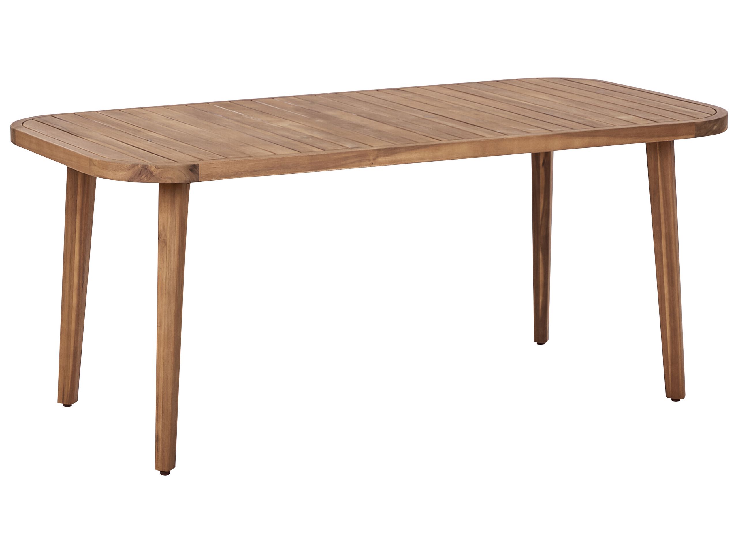 Mesa de jantar madeira de acácia certificada castanho paraggi