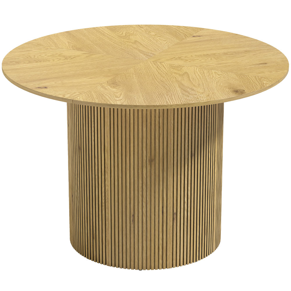 Mesa de jantar 110x110x75 cm mdf, metal Homcom, casa - mesas