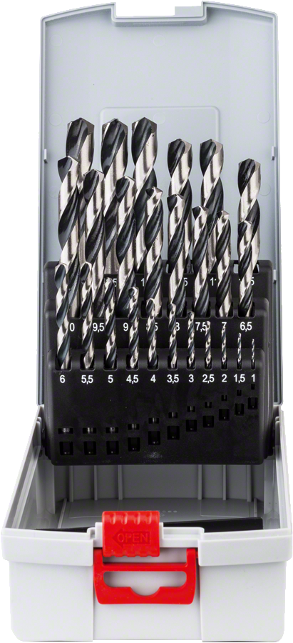 Conjunto de 25 brocas HSS PointTeQ Bosch