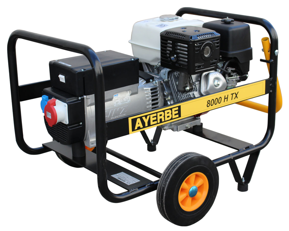 Ayerbe - 5420160 - grupo gerador 8000 h tx - motor trifásico honda gx-390
