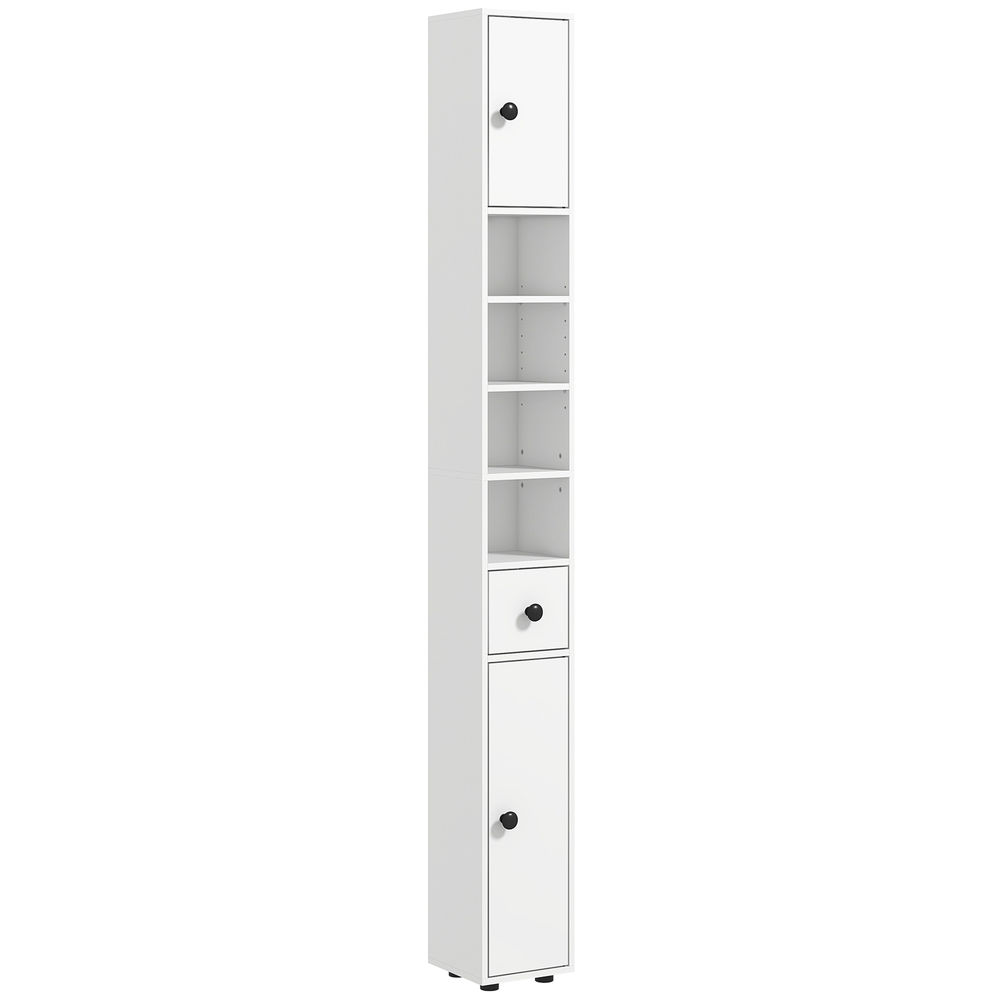 Coluna casa de banho 20x20x180 cm color blanco kleankin