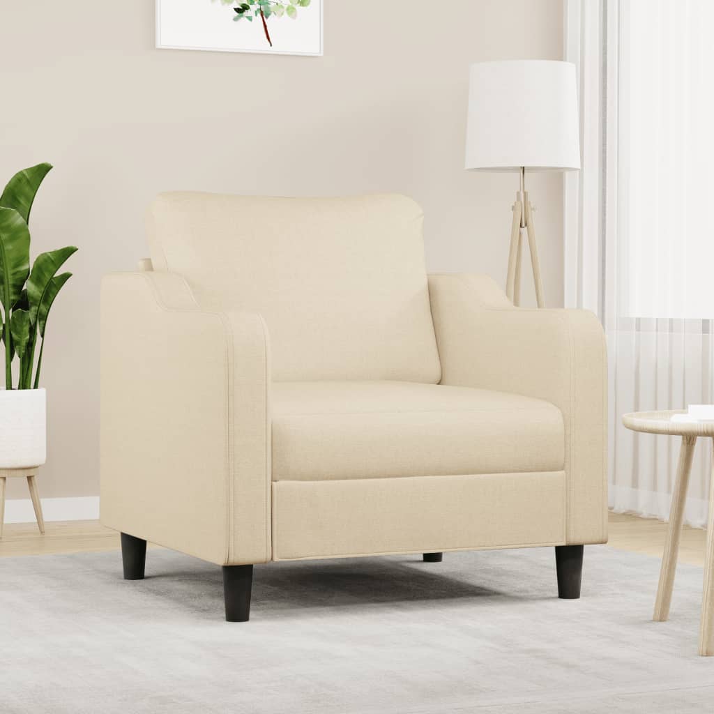 Poltrona 60 cm tecido cor creme ewg2753