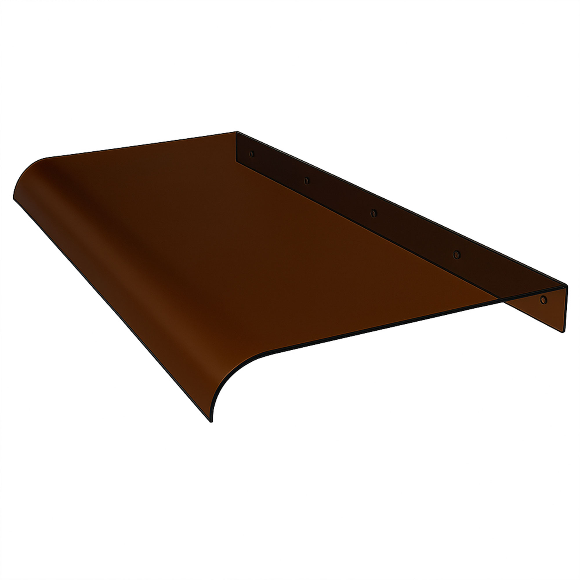 Ame - Conjunto de 3 coberturas exteriores 153x35,5 cm em policarbonato fumê