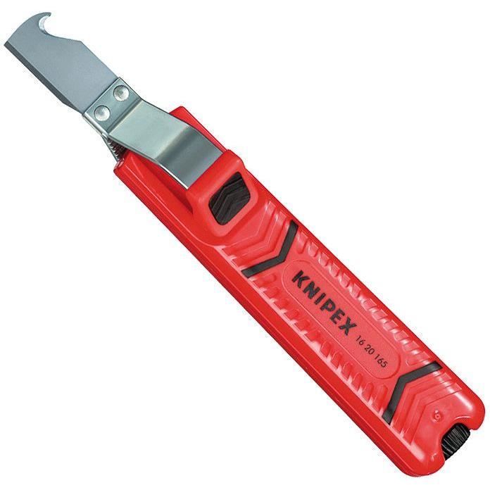 Alicate de decapagem - knipex - 165 mm - lâmina auto-girante - carcaça resi