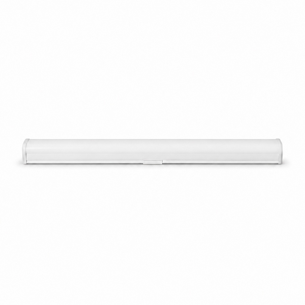 Calha LED linear ligável branca interior 60 cm 20w 6000k 2000 lm fria
