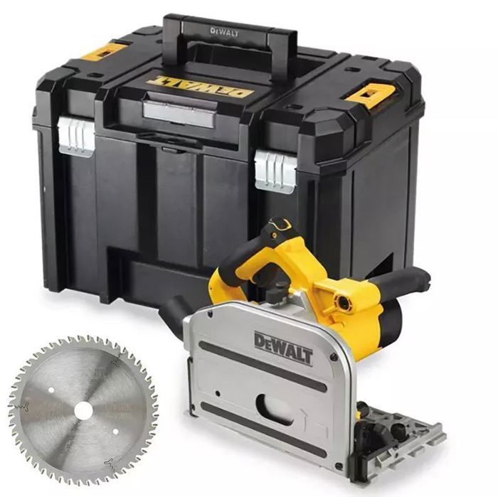 Serra circular mergulhante 1300 w - ø 165 mm - estojo - Dewalt - dws520kt-q