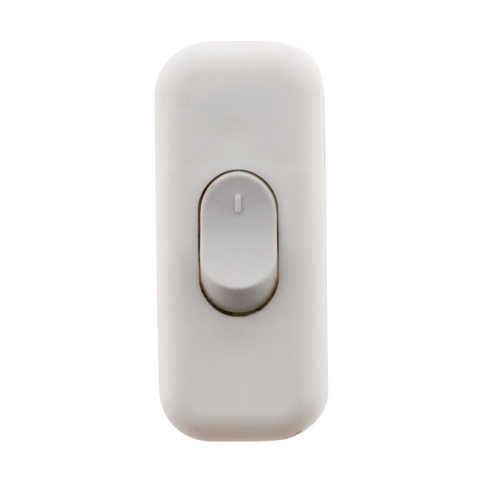 Interruptor plano de passagem 2A branco