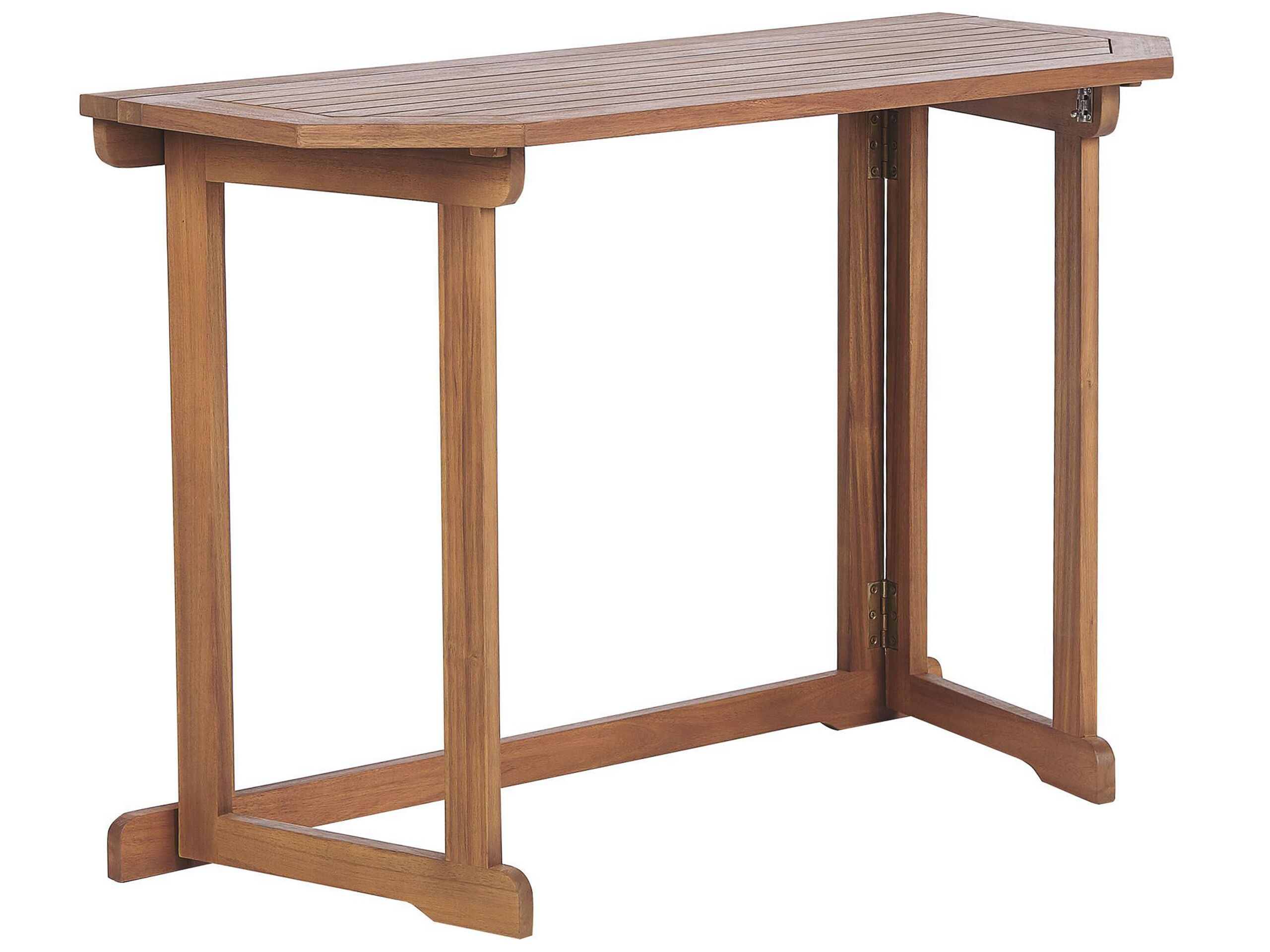 Mesa de varanda treia 110 cm 47 cm madeira de acácia castanho