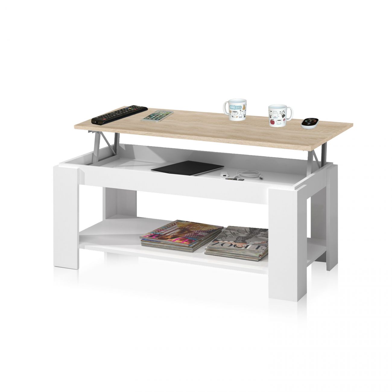 Mesa de centro elevatória ambit