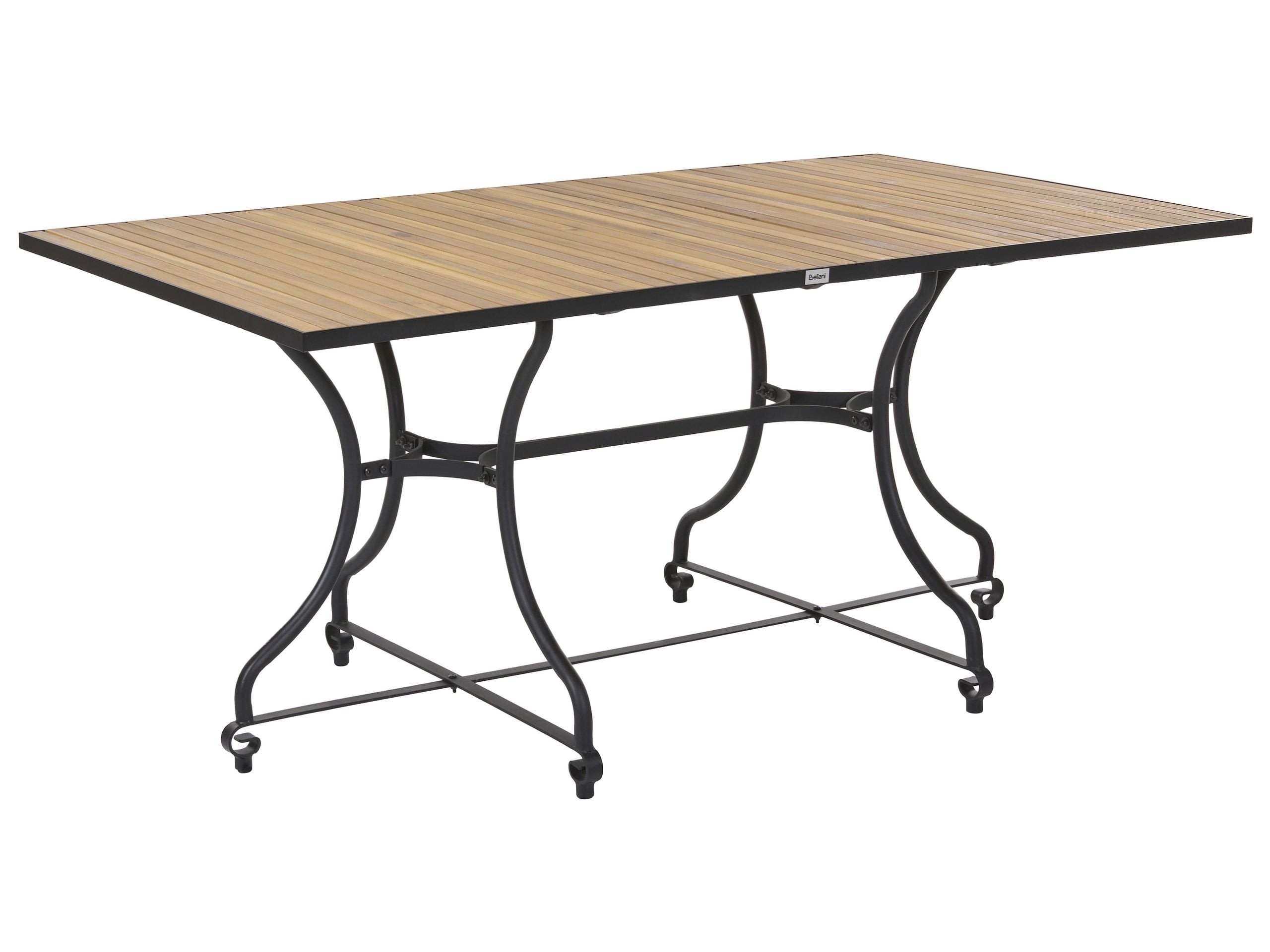 Mesa de jantar madeira de acácia castanho lascari