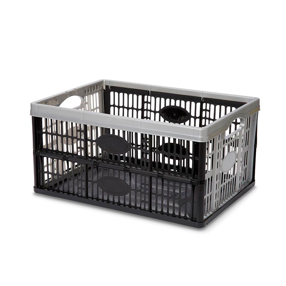 Caixa dobrável cinzento preto "stuva" 33l