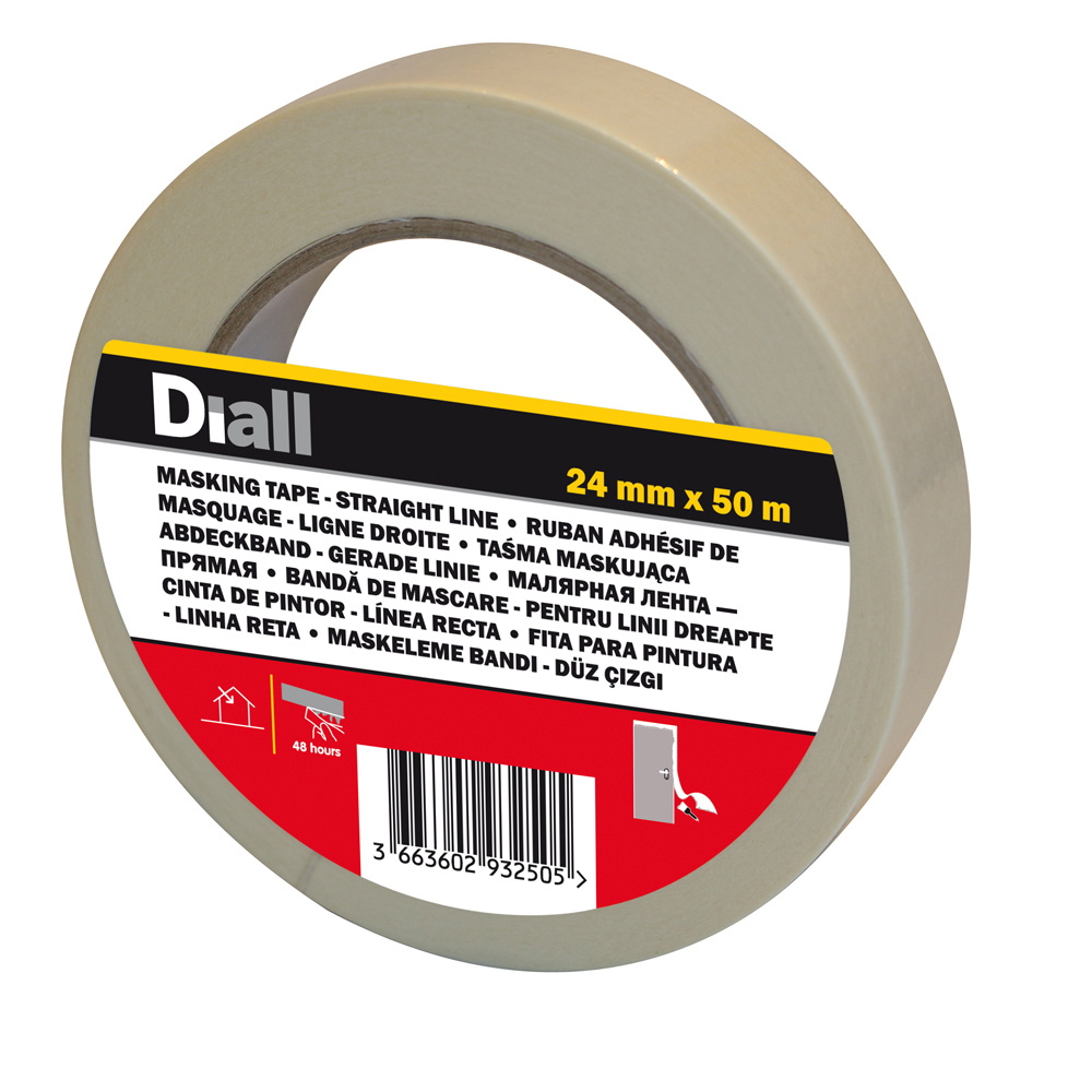 Fita Pintor Linhas Retas Diall 24 mm x 50 m