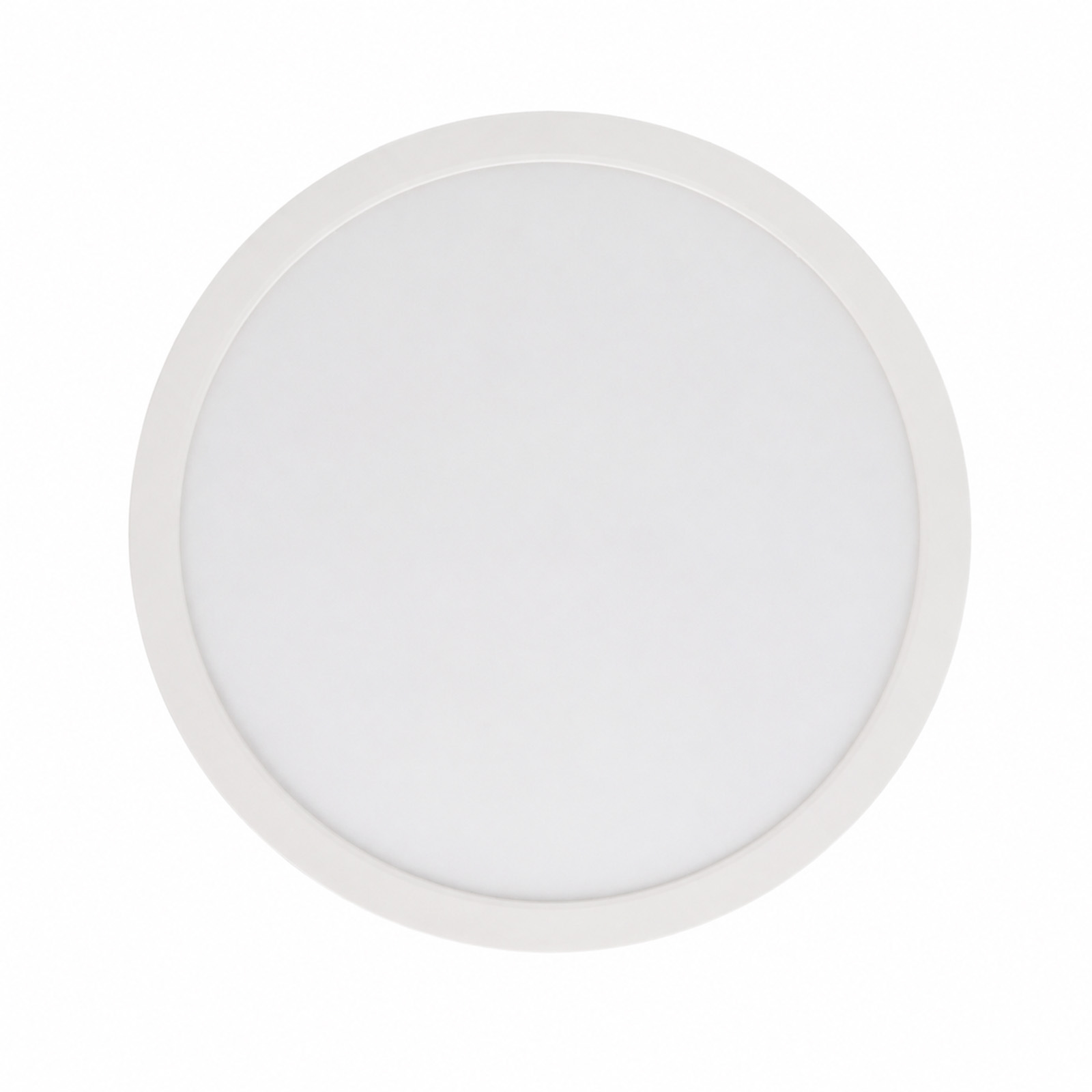 Plafon LED embutir/superfície 24W IP44 CCT 3000-6000K corte D65-270mm