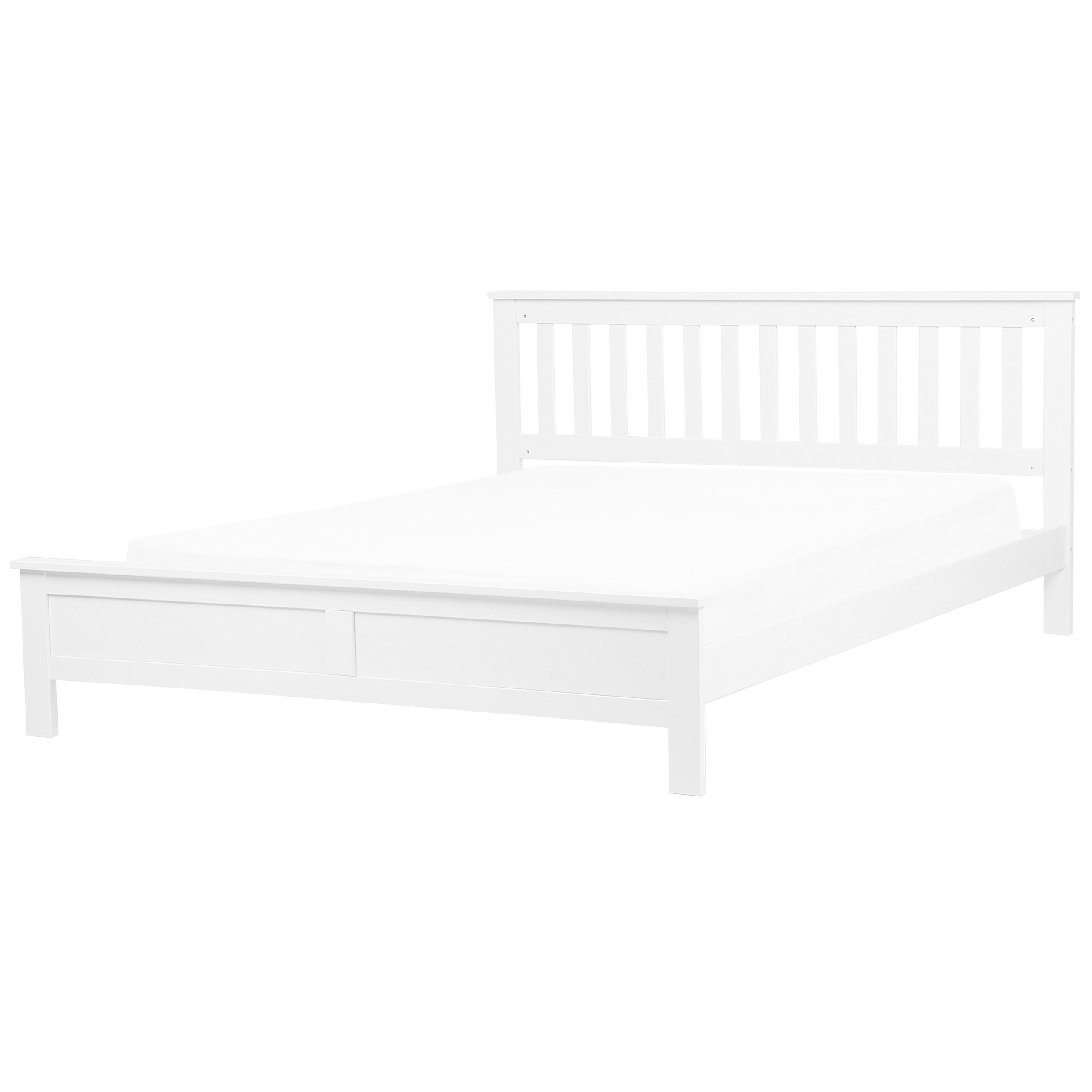 Cama madeira de pinho mayenne 180 x 200 cm branco