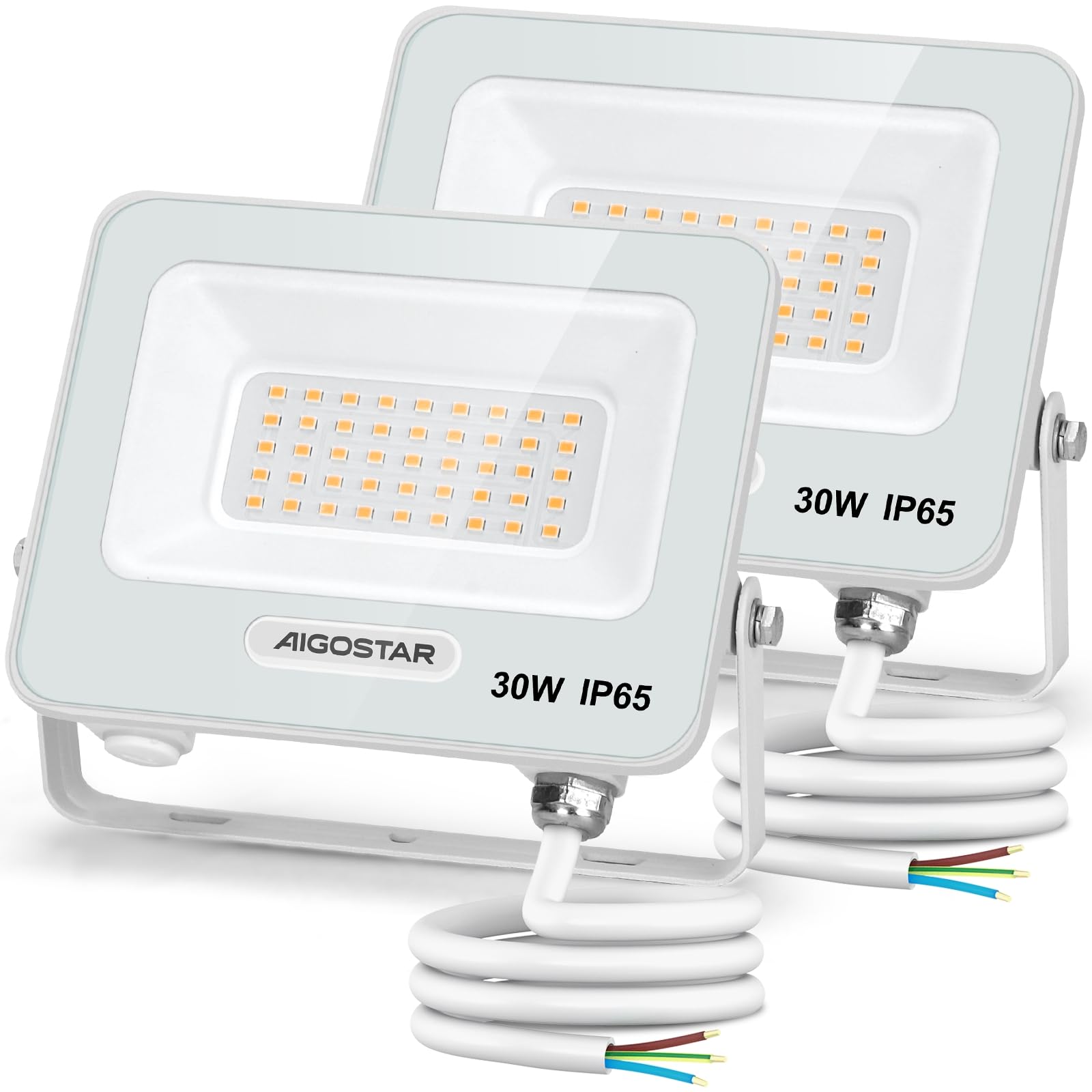 Aigostar projectores LED de exterior 30w 4000k,2 pcs