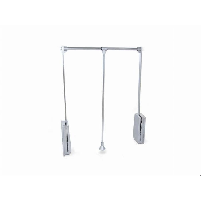 Emuca varão basculante para roupeiro hang, 830 - 1150, cromado, aço e