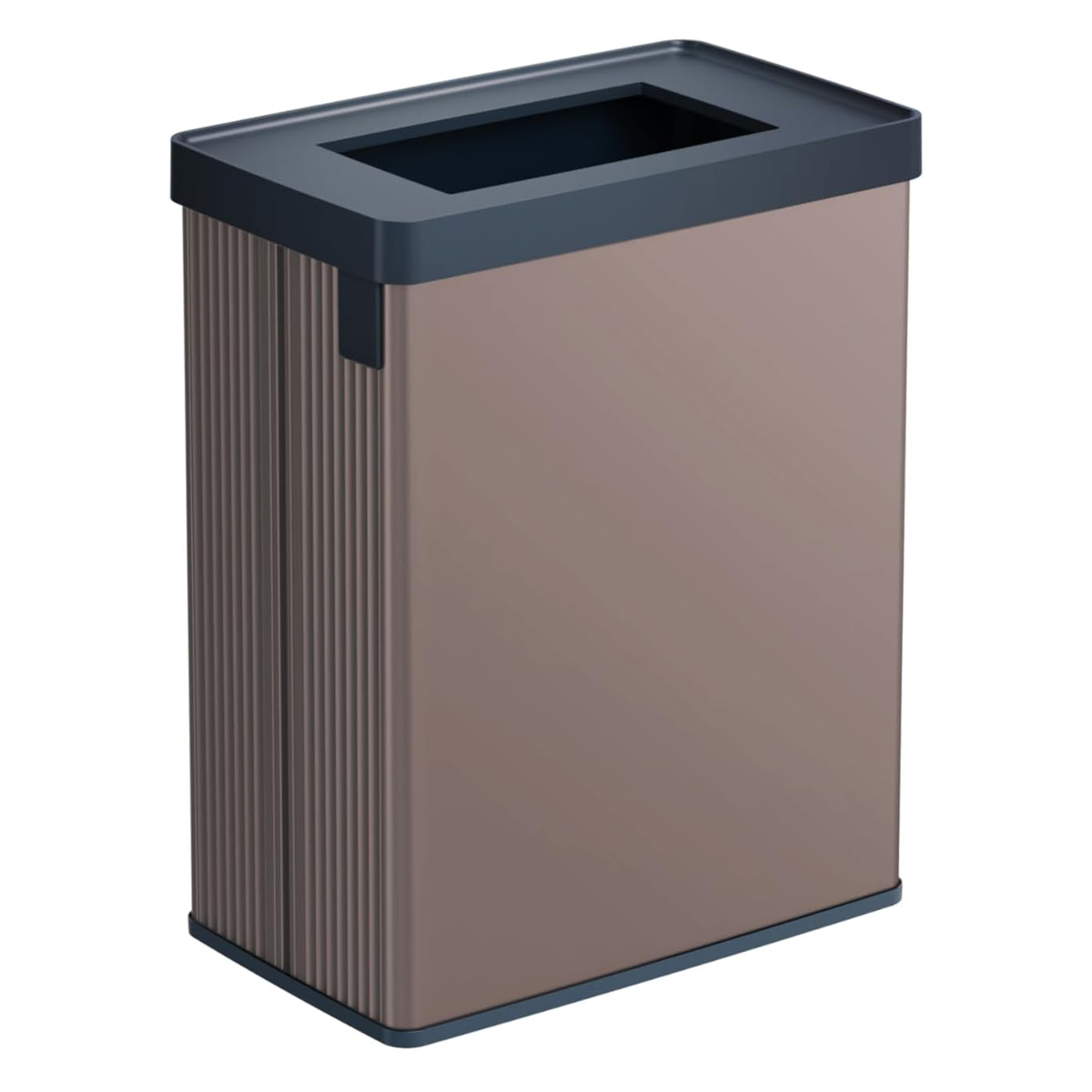 Curver verto lixeira de reciclagem 54l 43,5x26,5x54,7cm rosa pérola.
