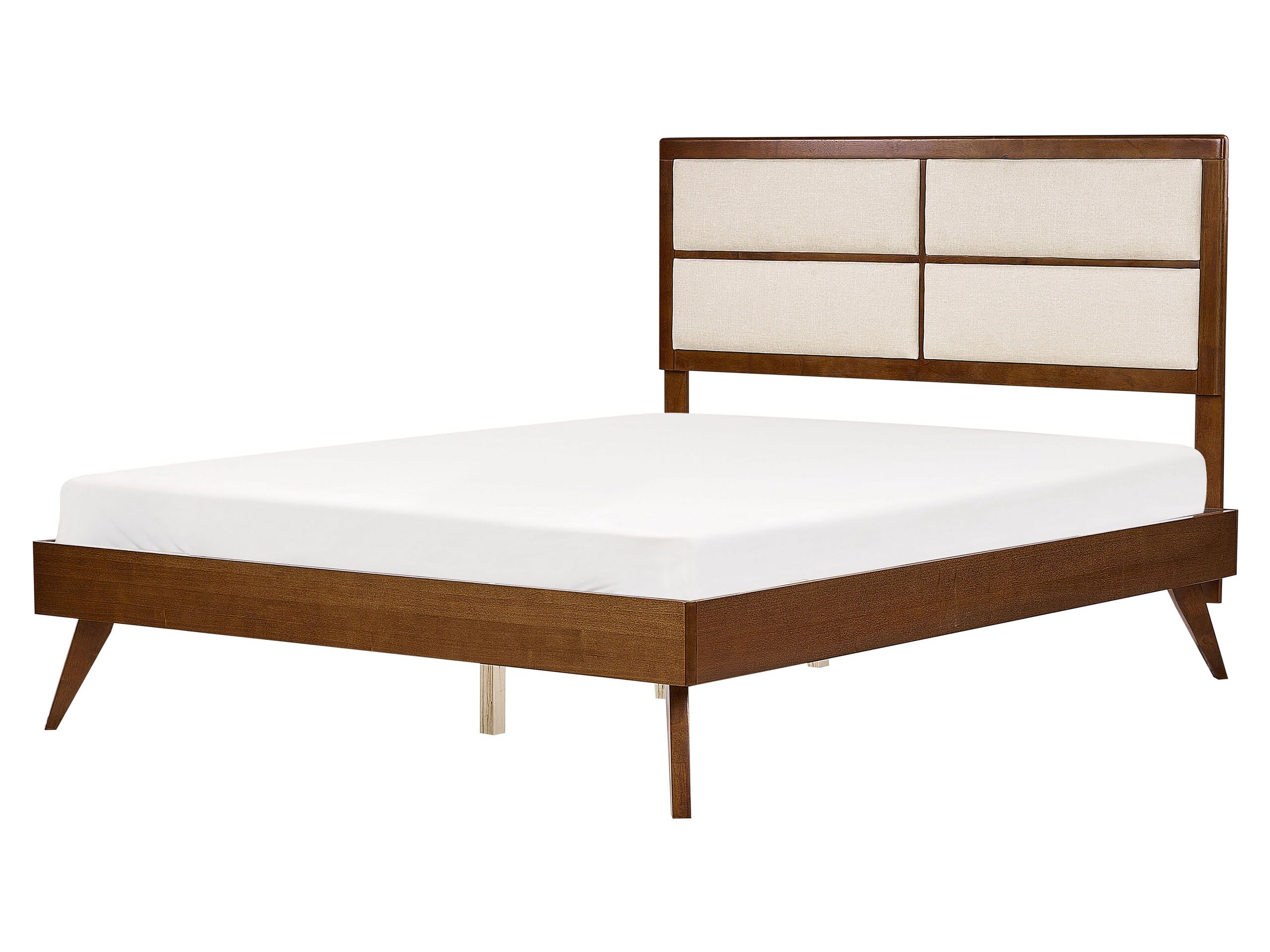 Cama poissy 160 x 200 cm freixo escuro