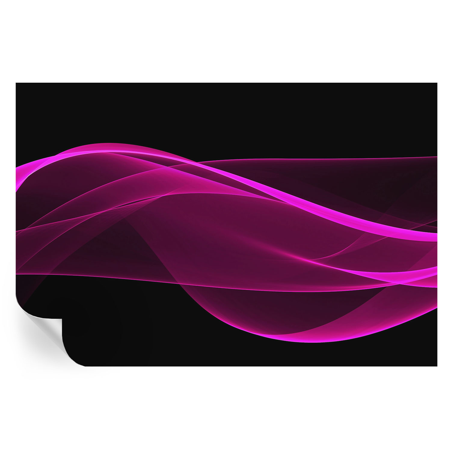 Papel de parede vinílico fitas cor-de-rosa 104x152 tulup