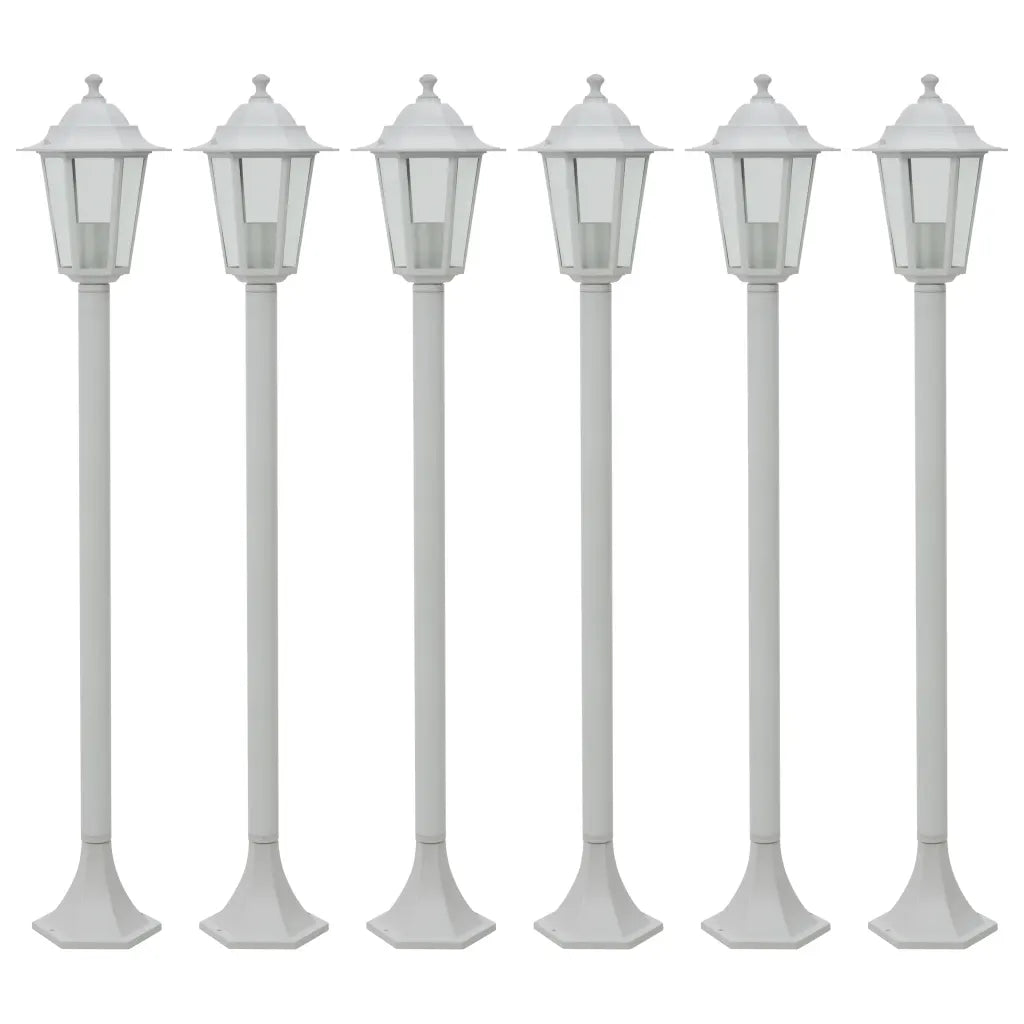 Juego de 6 luces de jardín funcionales para exteriores