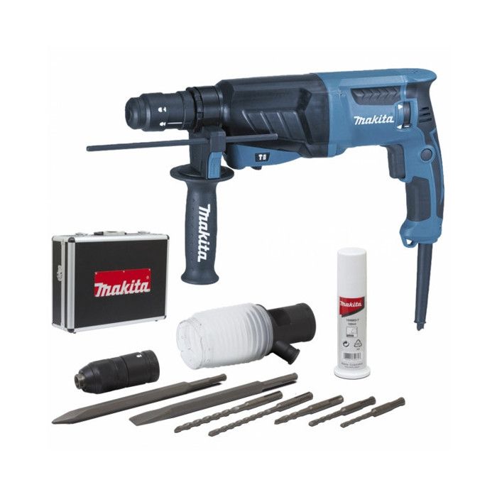 Furadeira sds plus 800w com acessórios + caixa - Makita - hr2630tx4