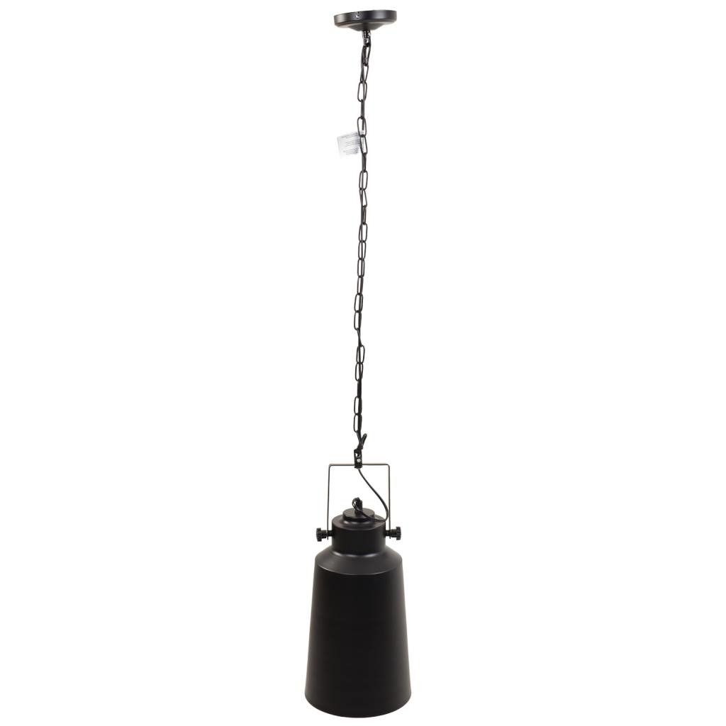 Candeeiro de teto em metal preto 19,5x19,5x34/123