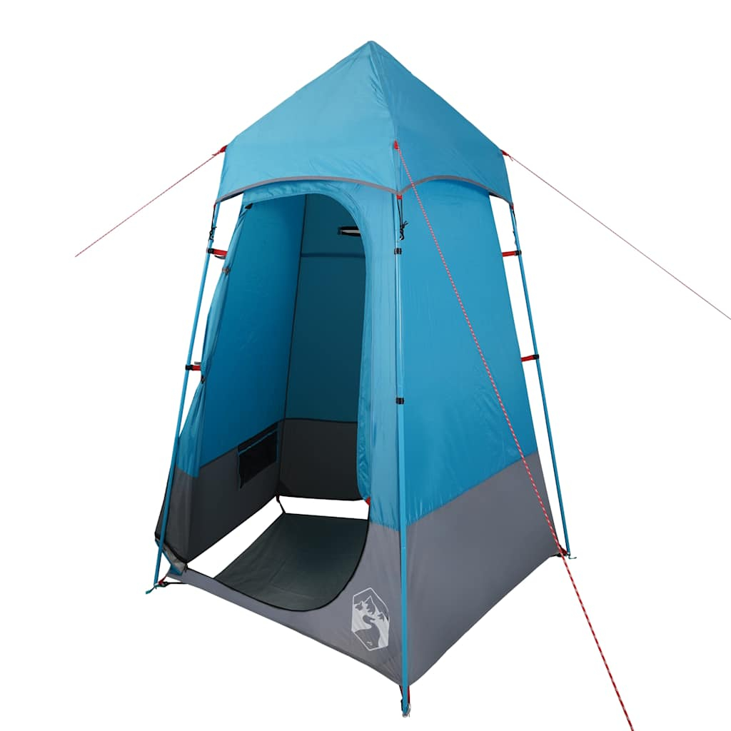 Tenda para sanita impermeável azul