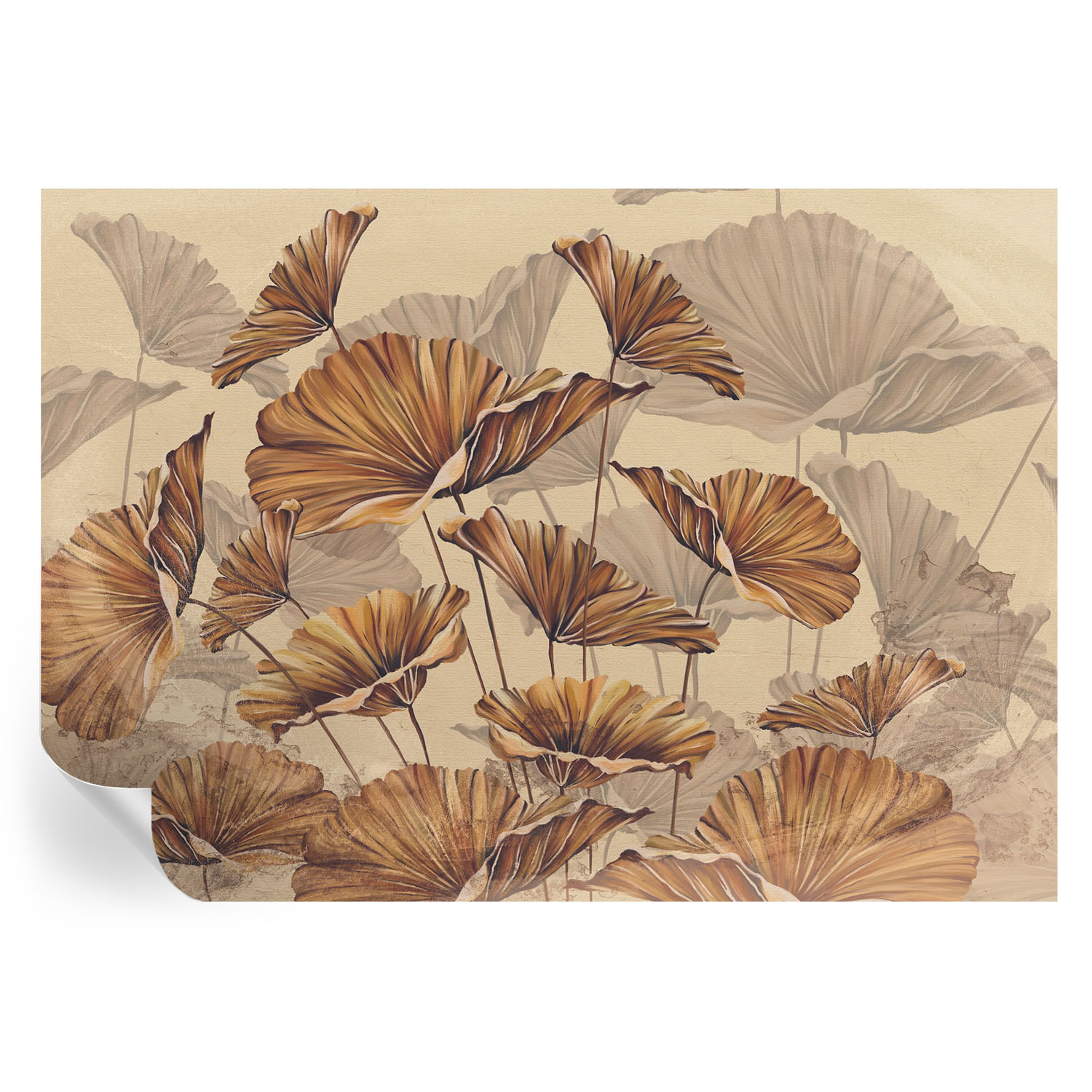 Papel de parede autocolante elegância outonal 208x146 tulup