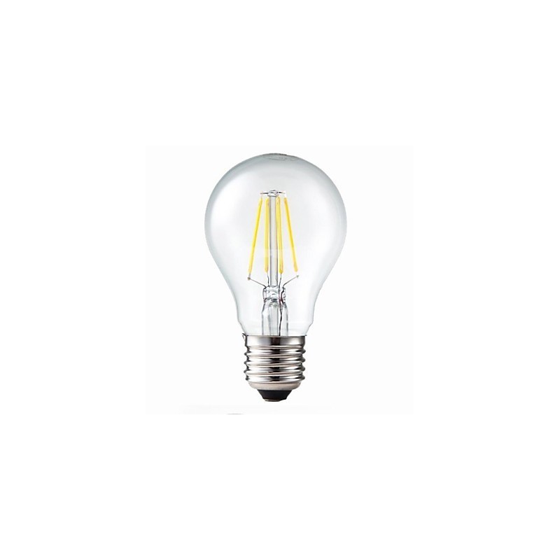 Lâmpada filamento LED a60 4w E27 branco quente 2700k